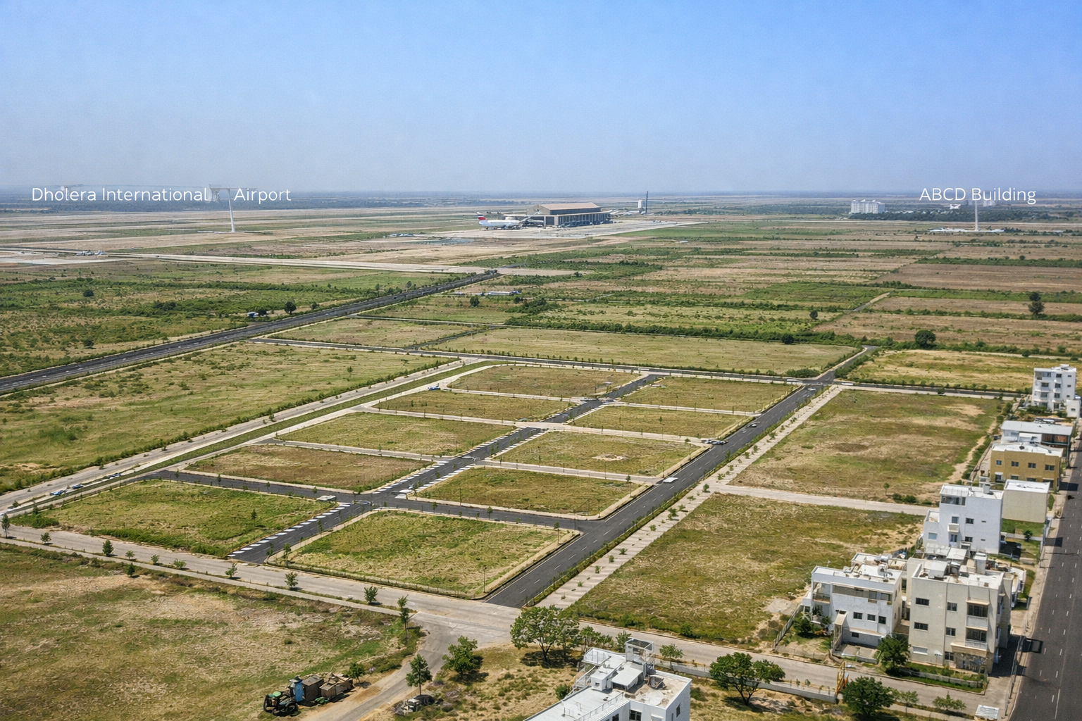 Residential Plot Near Dholera Airport: Location, Planning & Investment Overview